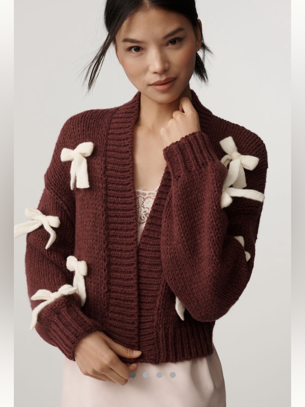 NWT Anthropologie Bow Sweater